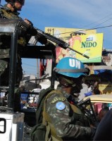 Port au Prince UN Peace Keeping Force